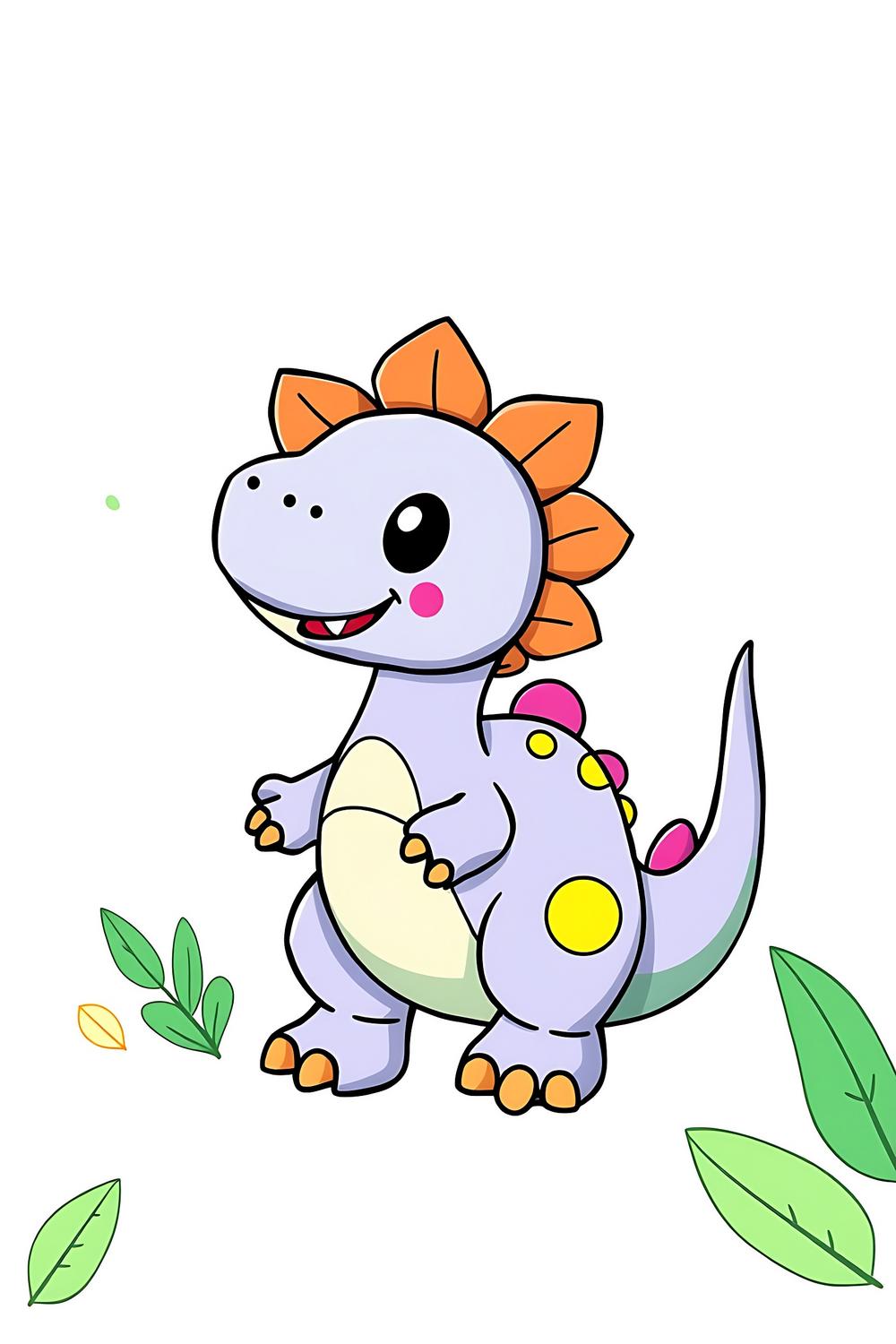 Cute dinosaur color by number pages for kids, bright and fun!